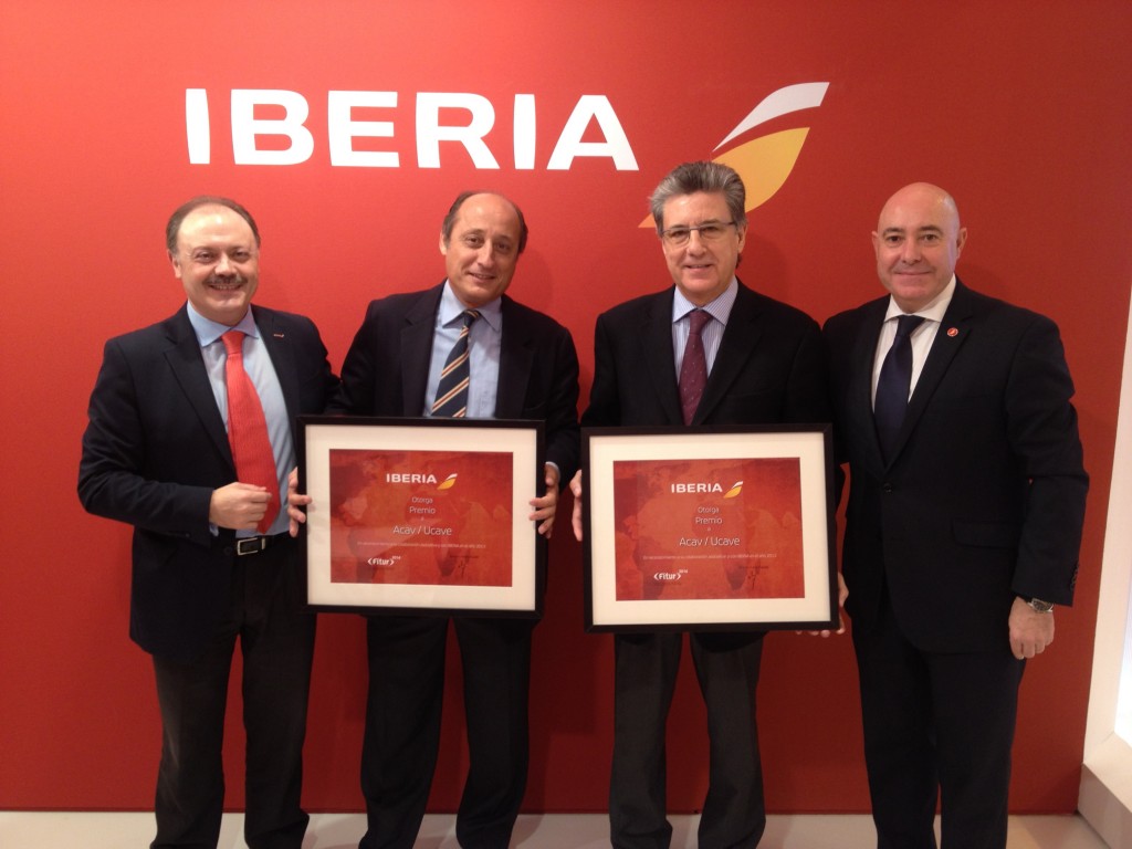 Premio Iberia UCAV-UCAVE, Victor Moneo, Rafael G. Planas, Martí Sarrate y Ricardo Palazuelos