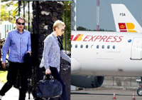 Zapatero viaja en Iberia Express a Lanzarote