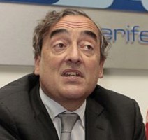 Juan Rossell, presidente de la CEOE, en Tenerife