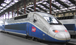 TGV en la estación de París