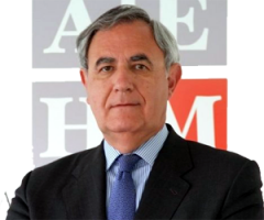 El presidente de la Asociación Empresarial Hotelera de Madrid (AEHM), Carlos Díaz.