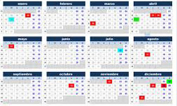 Calendario laboral 2012