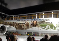 Air New Zealand ‘tunea’ un Boeing 777-300 con imágenes de ‘El Hobbit’.