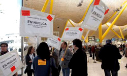 Los trabajadores de Iberia convocan 15 jornadas de huelga entre febrero y marzo.