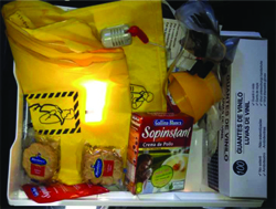 Crew pack con comida para tripulantes de Air Nostrum