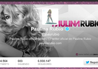 Paulina Rubio en Twitter