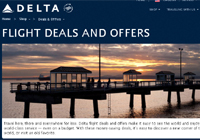 Web de Delta Air Lines
