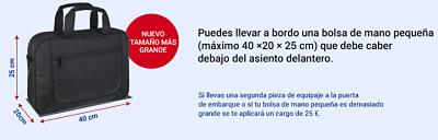 de nuevo su política de equipaje de mano | Noticias Aerolíneas, rss1 | Revista de turismo Preferente.com