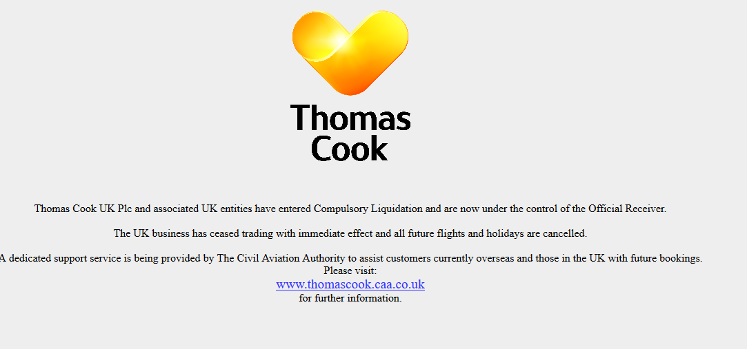 Resultado de imagen de Thomas Cook