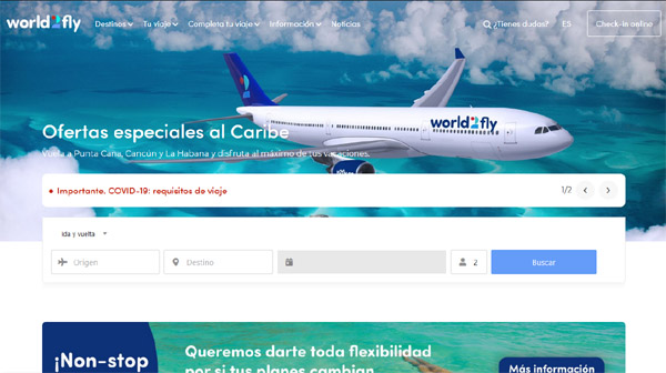 Canguro Rápido Animado World2Fly abre ventas a través de su página web | Noticias de Aerolíneas,  rss2 | Revista de turismo Preferente.com