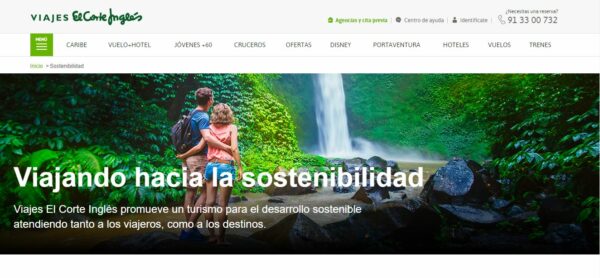 Viajes Corte Inglés lanza un espacio de experiencias sostenibles | Noticias de Agencias de viajes, Sostenibilidad Revista de turismo Preferente.com